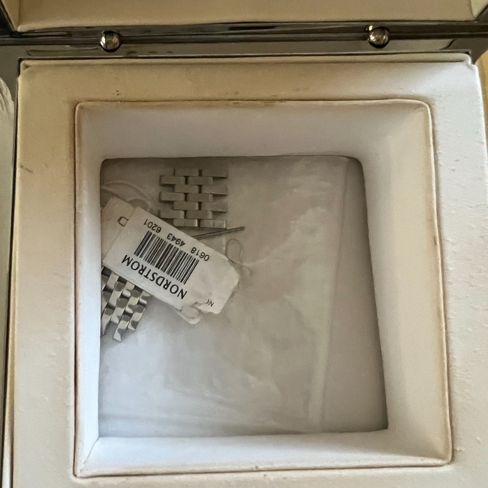Michele Silver Deco Chronograph Watch - Picture 2 of 9